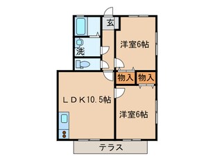 テルピンハウスの物件間取画像